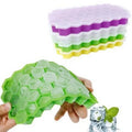 Silicone Ice Cube Tray Multicolor 20x12x2.5cm