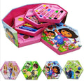 Creative Art & Craft Kit - 46 Pcs in Vibrant Blue and Pink