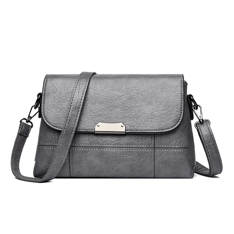 Black Korean Style Shoulder Messenger Bag for Women