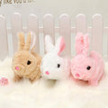 Plush Walking Rabbit Toy for Kids 3 Colors