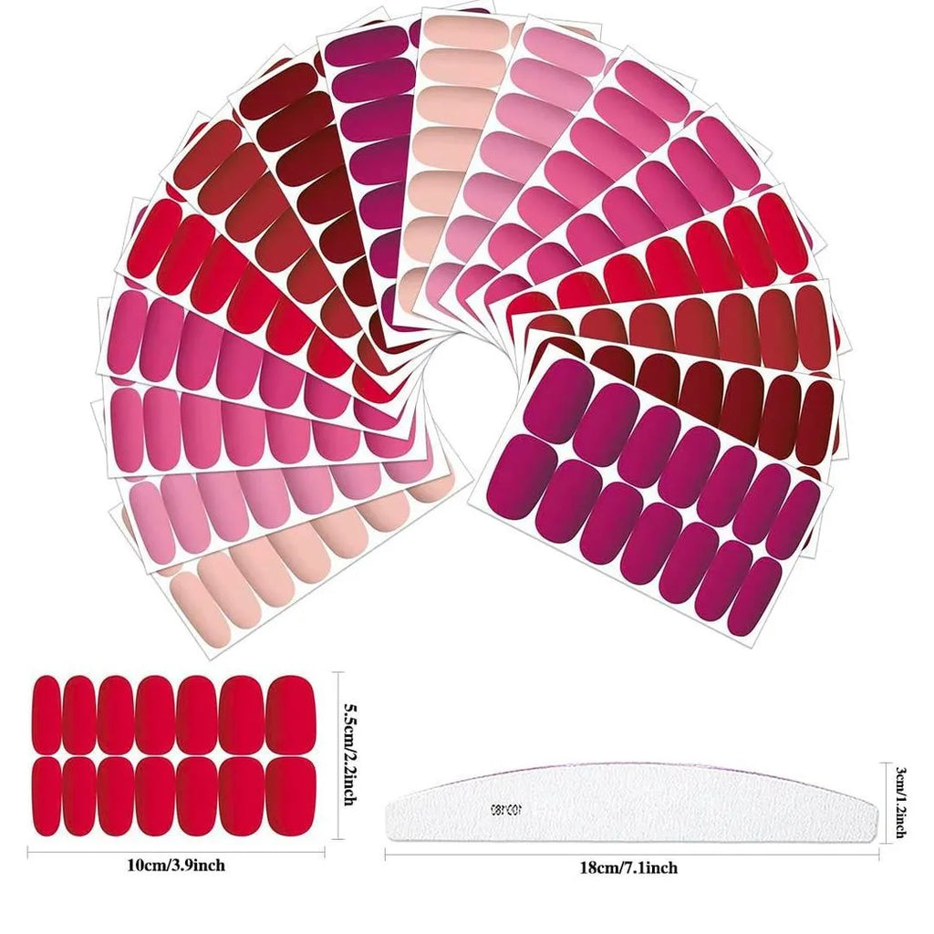 96 Pcs Nail Shaper Fake Nails - Multicolor ABS Plastic for Endless Creativity
