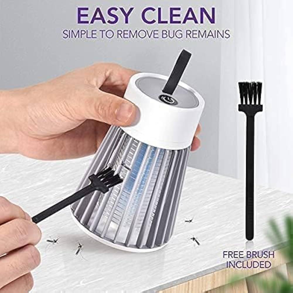 USB Mosquito Killer Lamp White ABS Portable